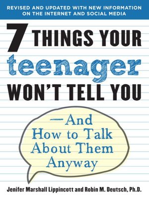 cover image of 7 Things Your Teenager Won't Tell You